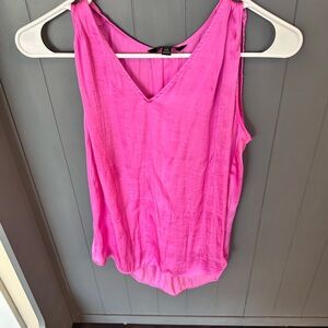 Banana Republic Pink Tank Top V-Neck Sleeveless